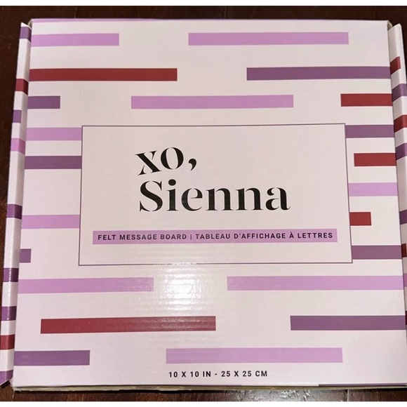 XO, Sienna Felt Message Board - Picture 1 of 3